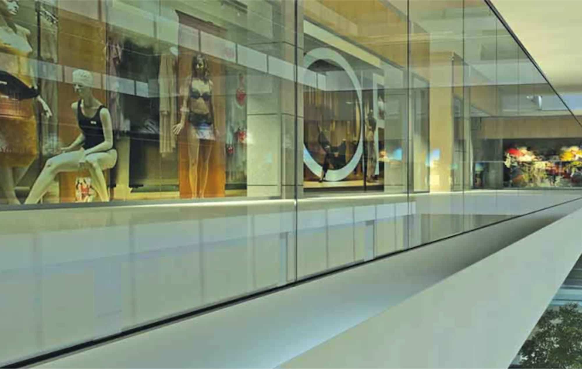 Garde corps terrasse RAIL CONTRE DALLE U.FX50